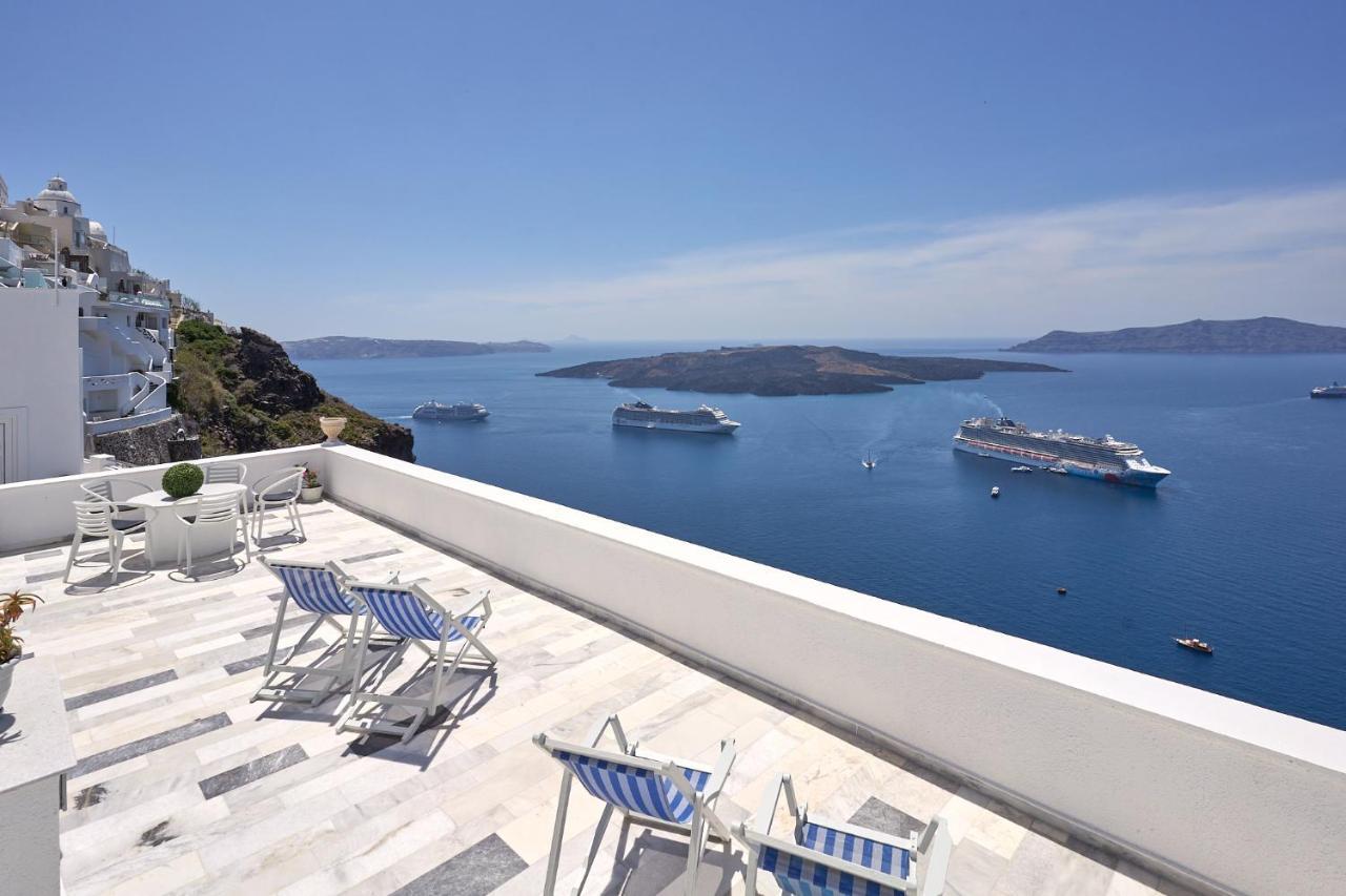 Amphitheater Cave Houses Fira  Exterior foto