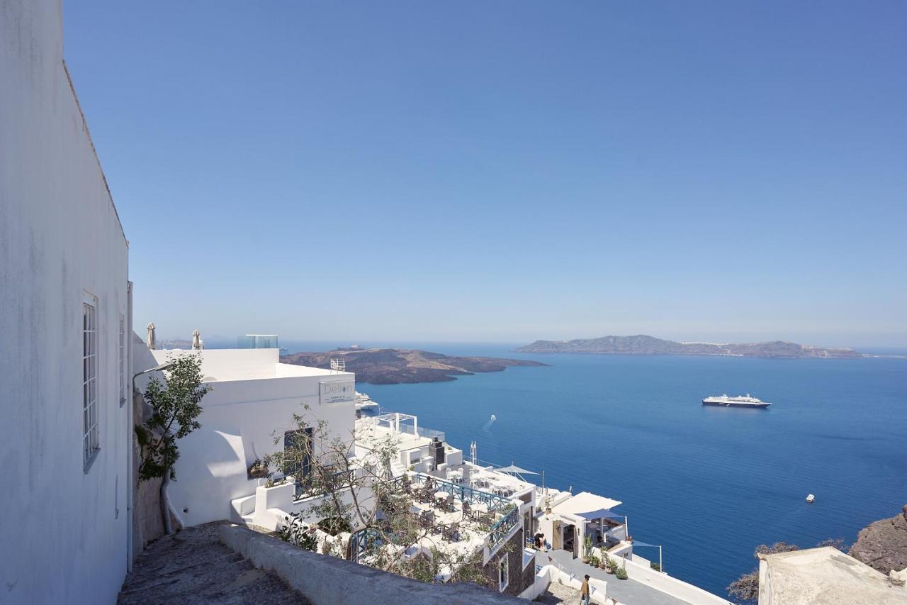 Amphitheater Cave Houses Fira  Exterior foto